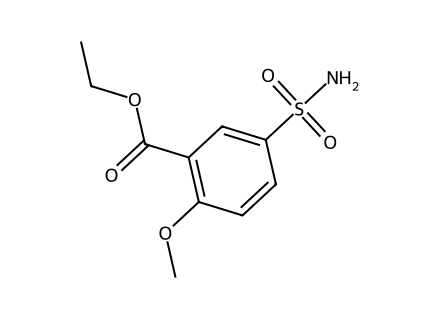 Ethyl 2-Methoxy-5-Sulfamoylbenzoate molecular structure