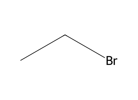 Ethyl Bromide molecular structure