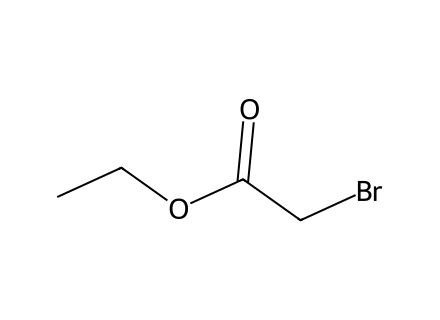 Ethyl bromoacetate molecular structure