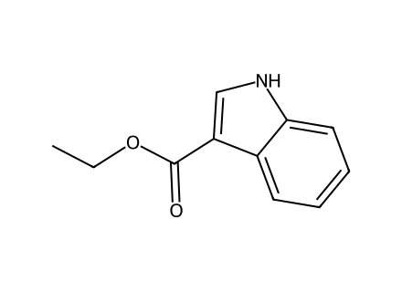 Ethyl Indole-3-Carboxylate molecular structure