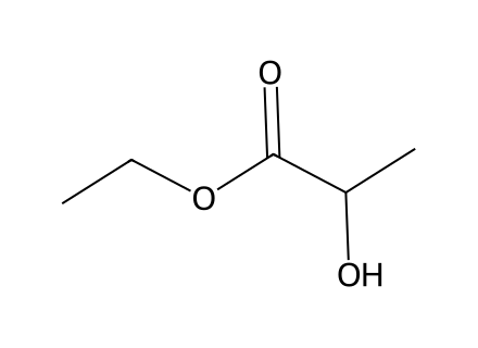 Ethyl Lactate molecular structure