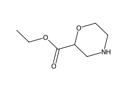 Ethyl morpholine-2-carboxylate molecular structure