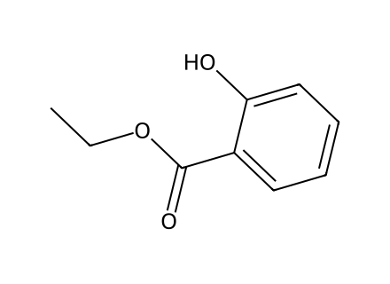 Ethyl Salicylate structural formula