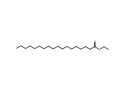 Ethyl stearate molecular structure