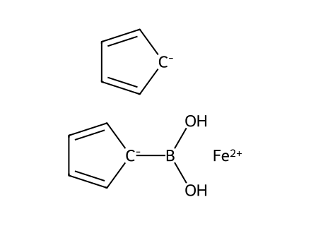 Ferroceneboronic Acid molecular structure