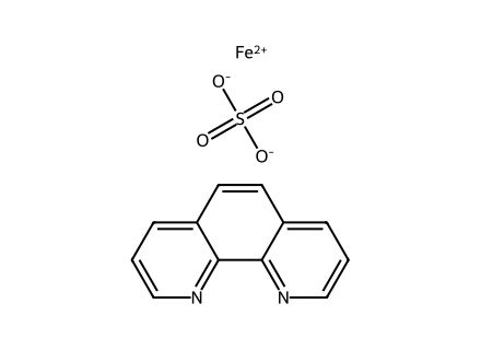 Ferroin Indicator (Phenanthroline Ferrous Sulfate) molecular structure