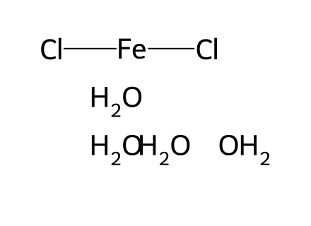 Ferrous Chloride Tetrahydrate molecular structure