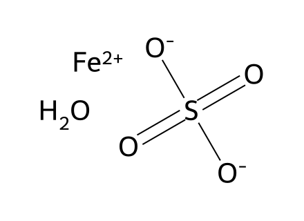 Ferrous Sulphate Monohydrate molecular structure