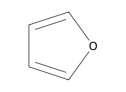Furan molecular structure