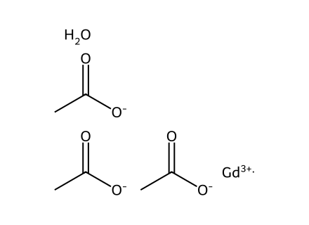 Gadolinium(Iii) Acetate Hydrate molecular structure