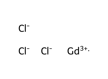 Gadolinium (III) chloride, ultra dry molecular structure