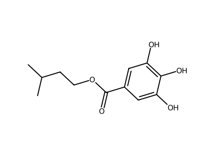 Gallic Acid ISOamyl Ester molecular structure