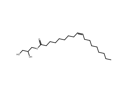 Glyceryl Monooleate molecular structure