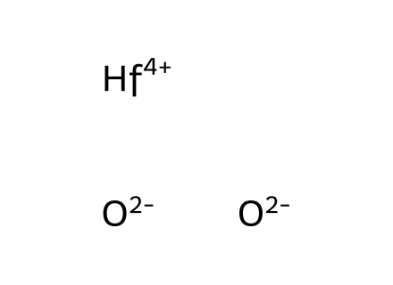 Hafnium Oxide, Powder molecular structure