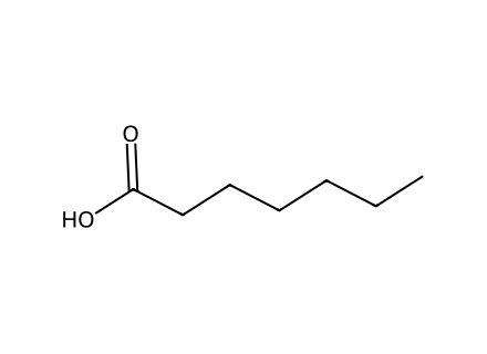 Heptanoic Acid molecular structure