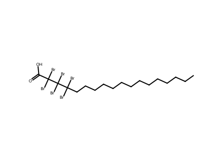 Hexabromostearic Acid molecular structure