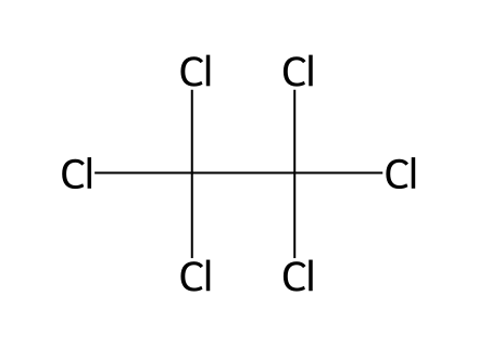 Hexachloroethane Powder molecular structure