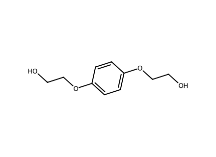 Hydroquinone bis(2-hydroxyethyl) ether molecular structure