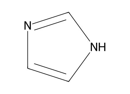 Imidazole molecular structure