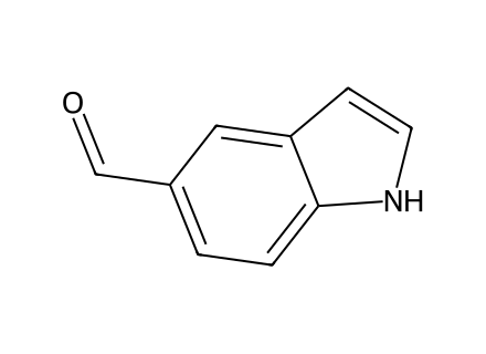 Indole-5-carboxaldehyde molecular structure