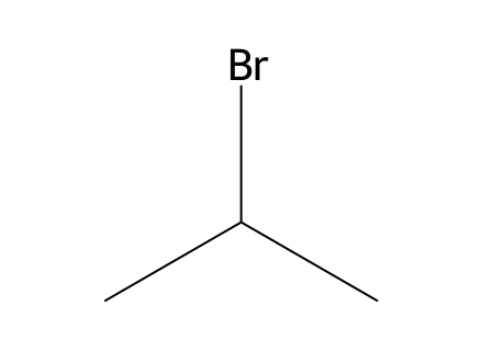Isopropyl Bromide molecular structure