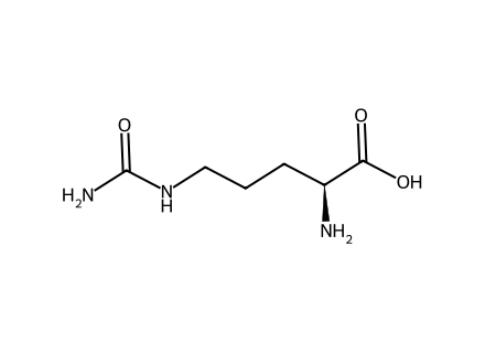 L-Citrulline molecular structure