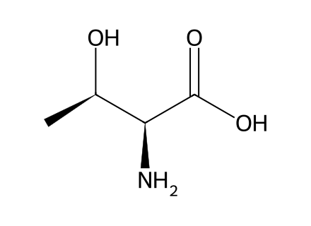 L-Threonine molecular structure