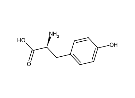 L-Tyrosine molecular structure