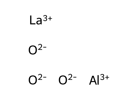 Lanthanum aluminum oxide molecular structure