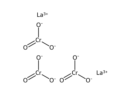Lanthanum chromite molecular structure