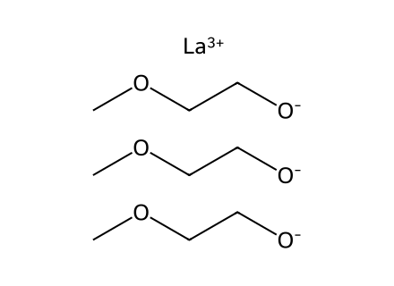 Lanthanum(III) 2-methoxyethoxide molecular structure