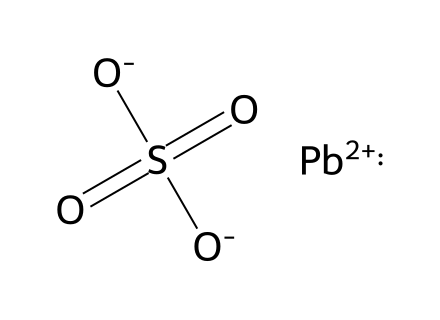 Lead Sulphate molecular structure