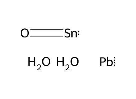 Lead tin oxide dihydrate molecular structure