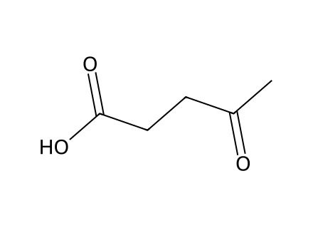 Levulinic Acid molecular structure
