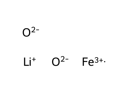 Lithium Iron(Iii) Oxide molecular structure