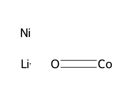 Lithium Nickel Cobalt Oxide, Powder molecular structure