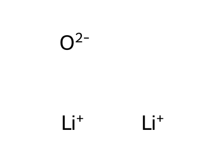 Lithium oxide molecular structure