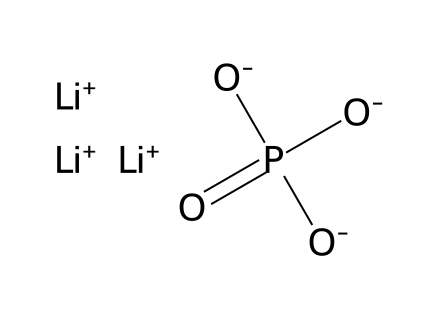 Lithium phosphate, Puratronic« molecular structure