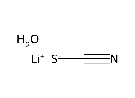 Lithium Thiocyanate Hydrate molecular structure