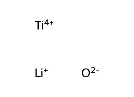 Lithium titanium oxide molecular structure