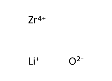 Lithium zirconium oxide molecular structure