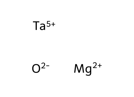 Magnesium tantalum oxide molecular structure