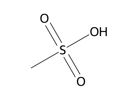 Methanesulfonic Acid molecular structure