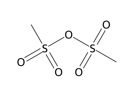 Methanesulfonic Anhydride molecular structure