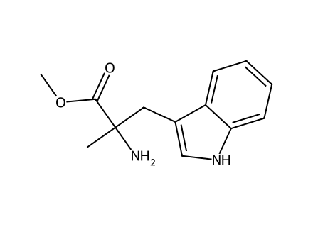Methyl 2-amino-3-(1H-indol-3-yl)-2-methylpropanoate molecular structure