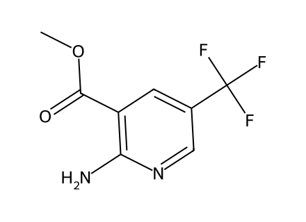 Methyl 2-amino-5-(trifluoromethyl)nicotinate molecular structure