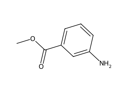 methyl-3-aminobenzoate molecular structure