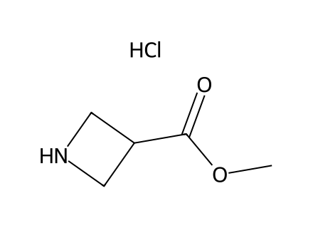 Methyl 3-azetidinecarboxylate hydrochloride molecular structure