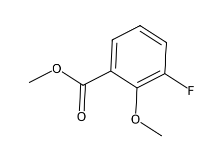 Methyl 3-fluoro-2-methoxybenzoate molecular structure