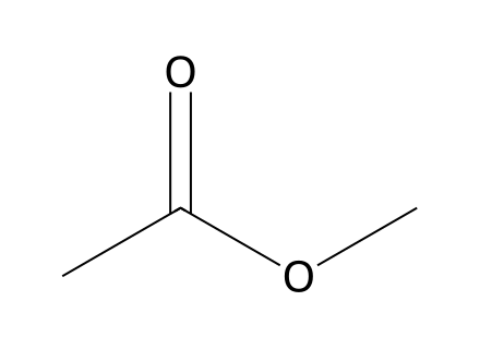 Methyl Acetate molecular structure